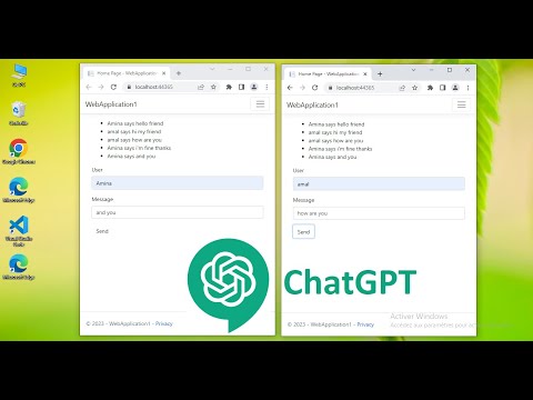 Build an ASP.NET Core application using ChatGPT AI