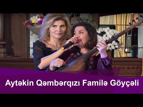 Aytəkin Qəmbərqızı və Familə Göyçəlinin konsert sonu saz sevərlərlər üçün ifalarından
