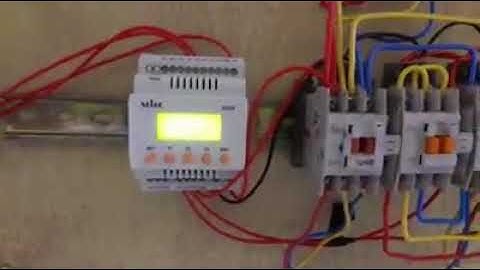 Three Phase induction motor control by PLC in Automatic Star Delta (BTEC)
