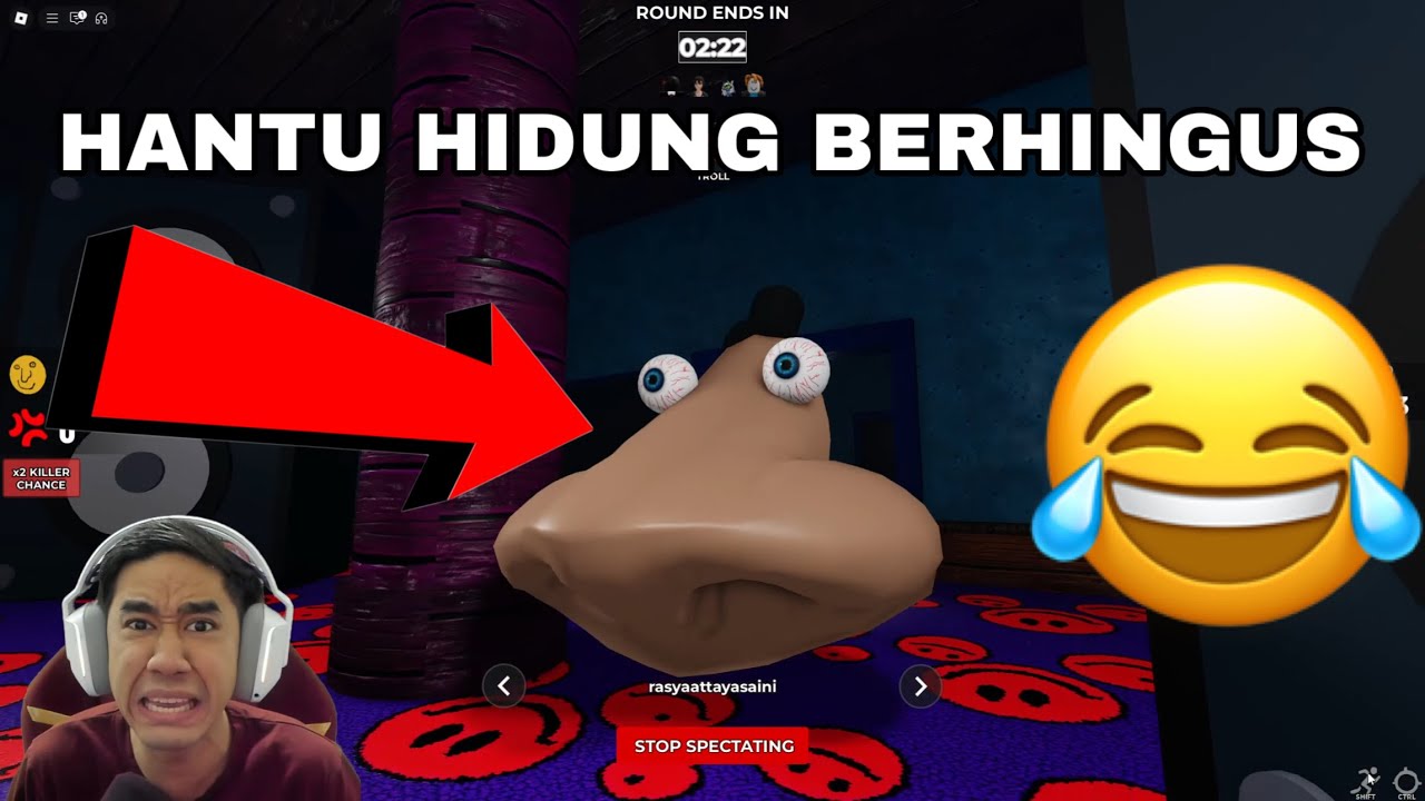 HANTU HIDUNG BERHINGUS 😂 FREAKS ROBLOX 😈👃🏻