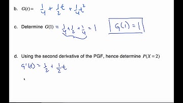 IB Math HL - 15.05.0  Probability Generating Functions Intro