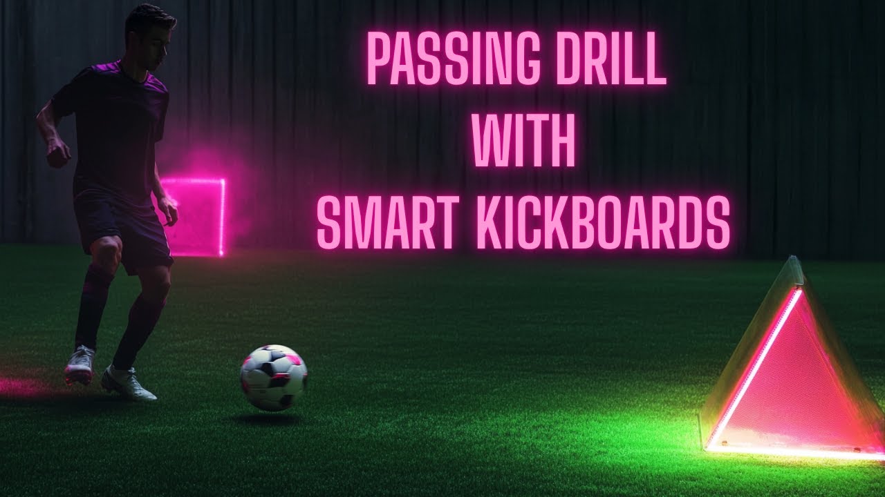 ⚽PRO Soccer Passing Drill With Smart Kickboards⚽ - YouTube