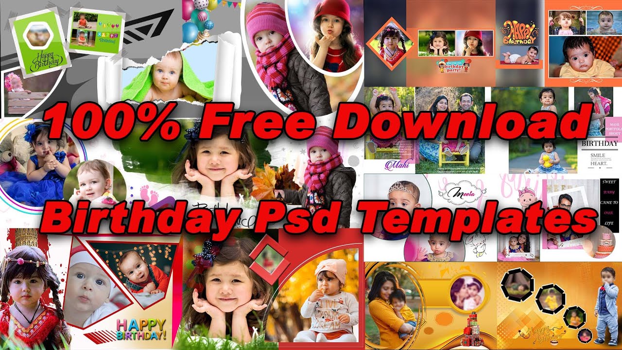 Free Birthday Psd Templates Download