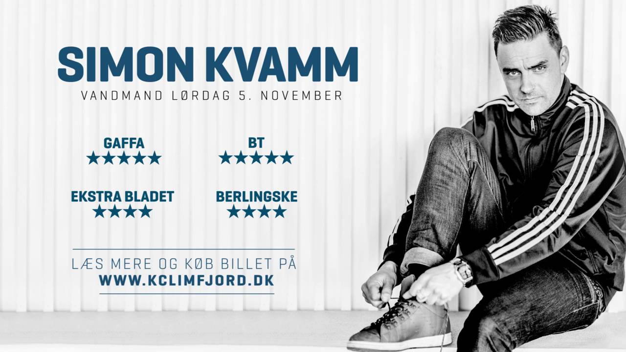 Simon Kvamm - Vandmand - Lørdag 5. november i KCL - YouTube