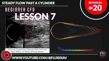Steady Flow Past a Cylinder | Lesson 7 – Beginner CFD Series