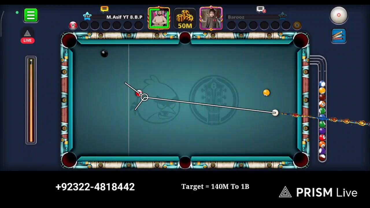 8 Ball Pool Target 1B Let's Start Where i Stop......