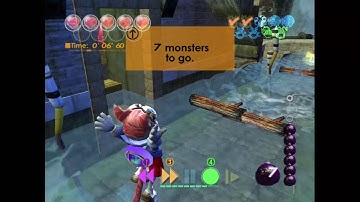 Blinx the Time Sweeper - Deja vu Canals - Stage 3, Speedrun - 19.23s