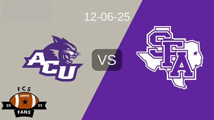 FCS Playoffs Round 2 - Abilene Christian vs. Stephen F. Austin Extended Highlights - 12-06-25
