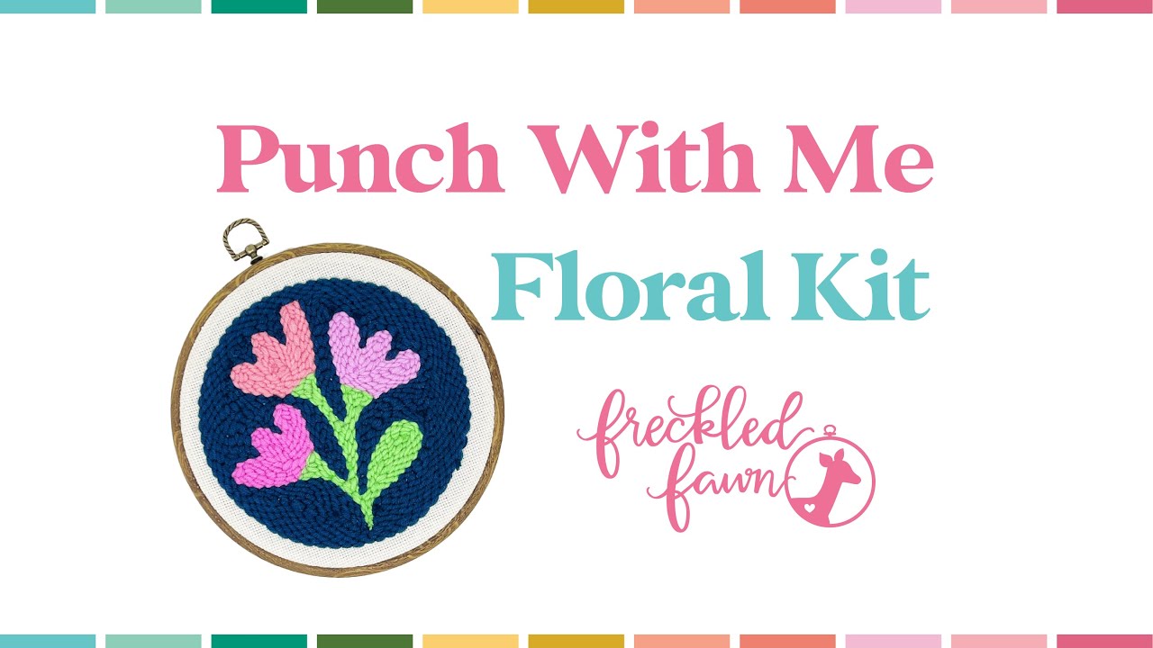 Punch Needle Kit  Flowers – Freckled Fawn