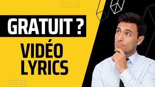 Comment faire des video parole - comment faire une video avec paroles (lyrics) paroles de chansons