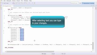 Structured Text Block Selection Mode