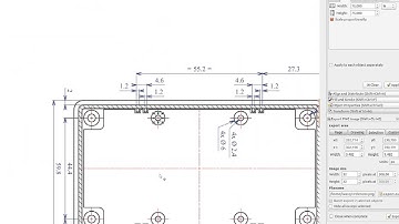 Kicad inkscape board outline DXF