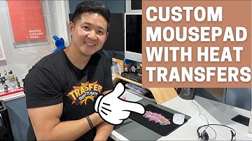 Apply DTF Heat Transfers to Custom Mouse Pads for Gaming and Professional Corporate Branding