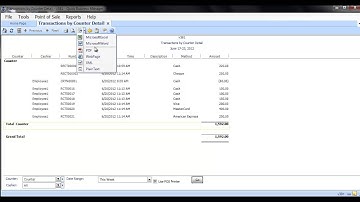 POS Transaction by Counter