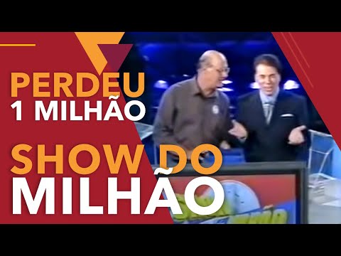 HOMEM PERDEU 1 MILHÃO NO SHOW DO MILHÃO – 2001