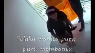 HATI-HATI!! MODUS Pencurian Perampokan  di ATM Terbaru TEREKAM CCTV