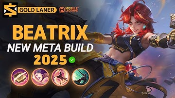 Beatrix NEW META Build 2025, Emblem, and Best Hero Counters | Mobile Legends