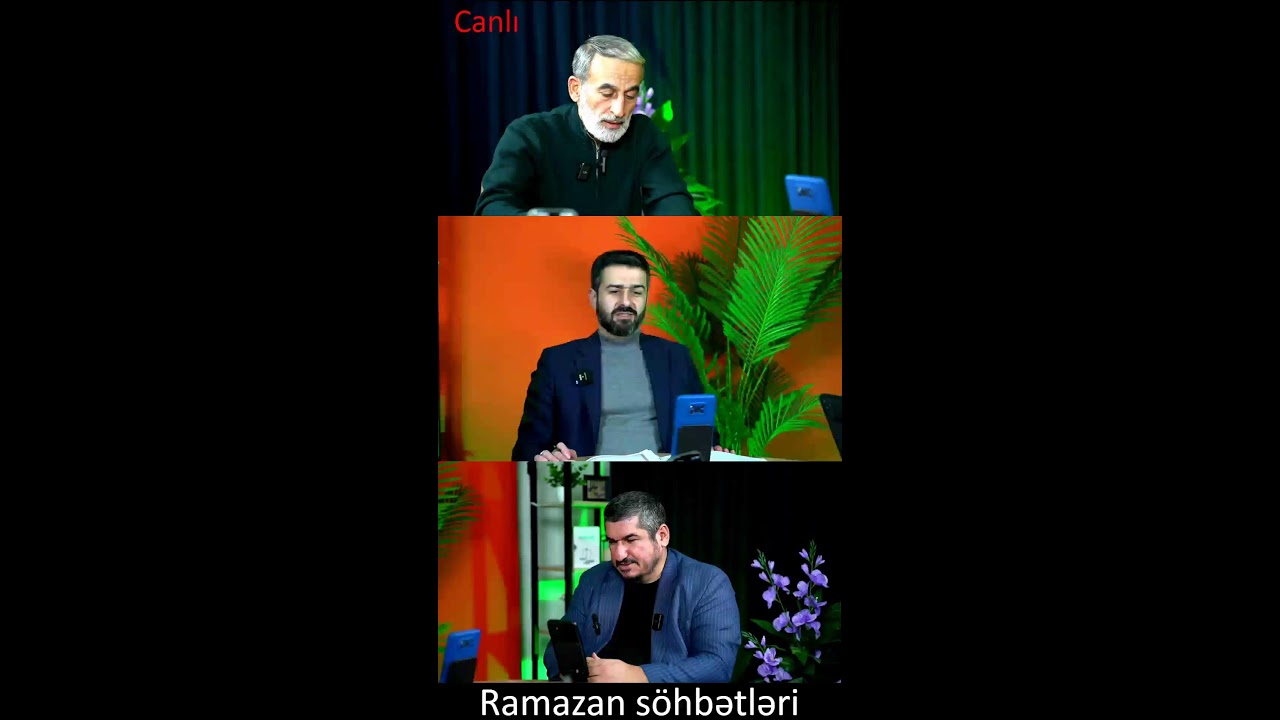 Ramazan söhbətləri 8  canlı