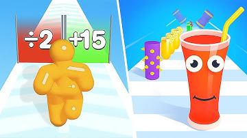 Juice Run l Tall Man Run - All Levels Gameplay Android, IOS - NEW APK!