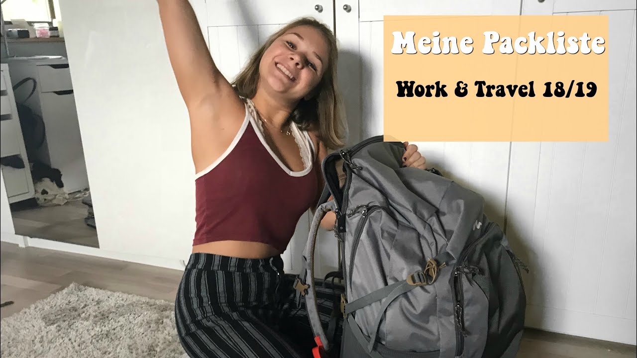 DIE PERFEKTE PACKLISTE // WORK & TRAVEL AUSTRALIEN 🌴🐘