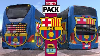 Bus Simulator: Ultimate | BARCELONA Team Skins Pack 02 for FREE ??.