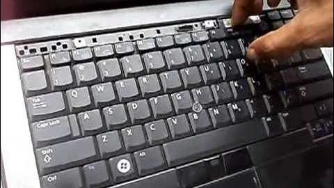 How to remove Dell latitude E6400 E4300, E6410, E6500  keyboard