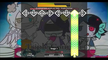 [DDR EDIT/DP] Triple Counter / DJ YOSHITAKA meets dj TAKA (Lv. 18)