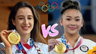 Nina Derwael VS Sunisa Lee | Uneven Bars | Gold and Bronze Winners | Olympic Finals | Sub-Request