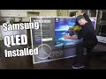 Enormous 82" Samsung QLED TV Installed in 10 minutes by pro.