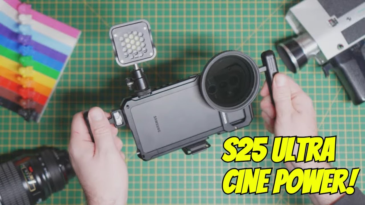 How to turn your Samsung S25 ULTRA into a BUDGET CINEMA CAMERA!
