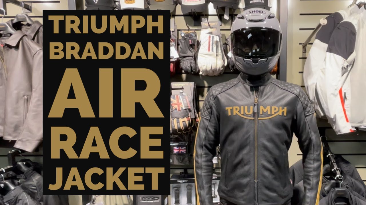 Triumph Braddan Air Race Jacket - Phoenix Triumph Motorcycles - YouTube