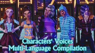 Dance Central VR | Characters' Voices - Multi-language Compilation