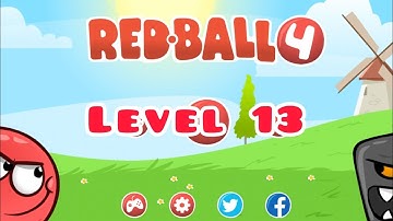 Red ball 4 Hard level 13 gameplay online | How to play this level 13 |99%hard #redball4 #viralvideos