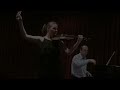 Ania Filochowska plays Brahms Sonata No.1 in G major, Op. 78 (1/3)