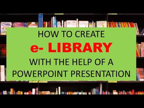 How to create E Library