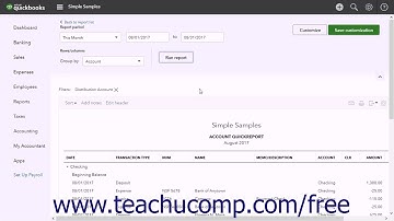 QuickBooks Online Plus 2017 Tutorial Using QuickZoom Intuit Training