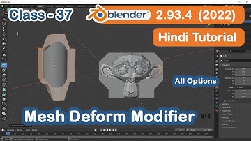 Mesh Deform Modifier | CLASS -37 | Blender 3d Full Course in Hindi for Beginners -2022 | Avtar Dohla