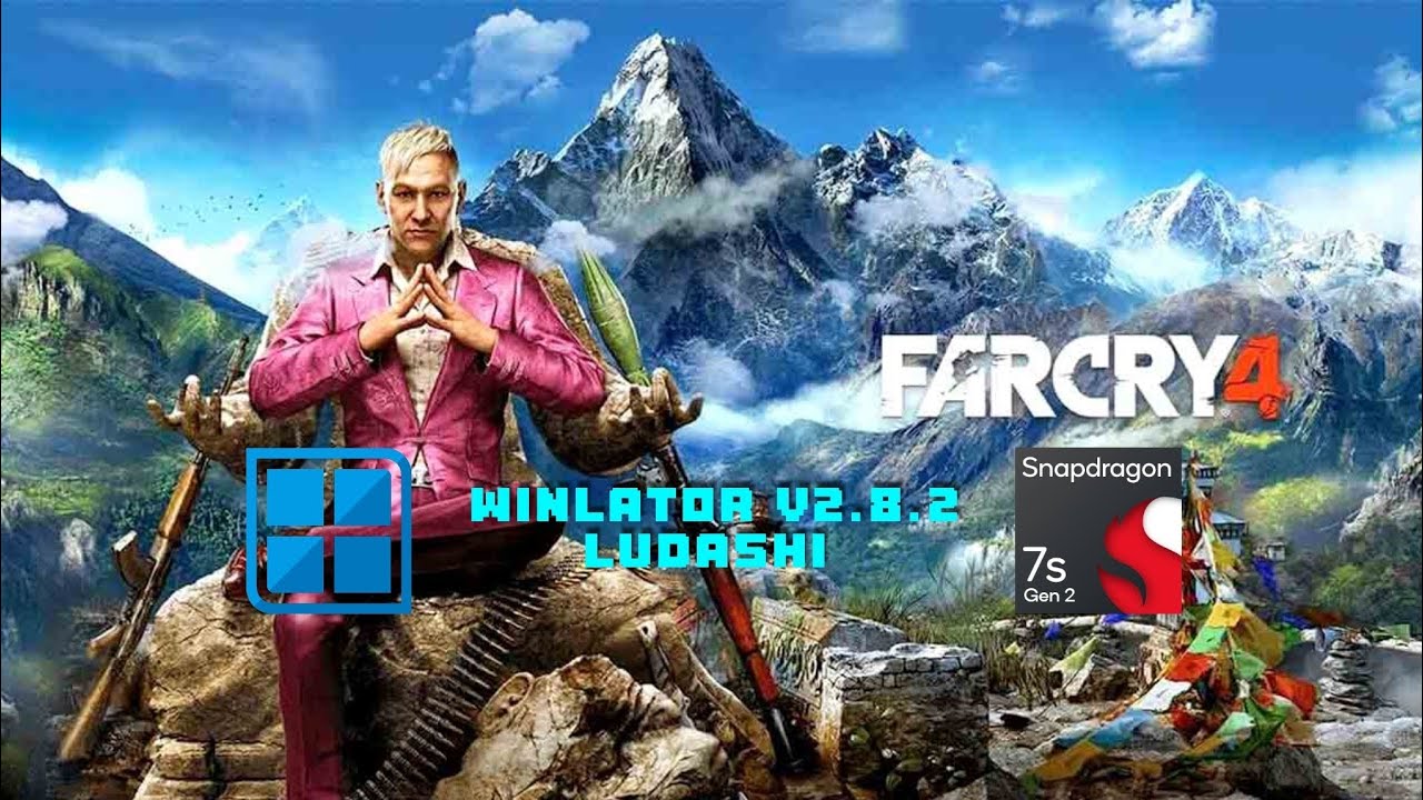 Far Cry 4 (Windows) On Android || Winlator Bionic Ludashi v2.8.2