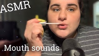 ASMR Lipstick + Lipgloss application | Over explaining products, Tapping, & mouth sounds 💄✨