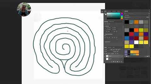 How to draw a labyrinth in 2 mins