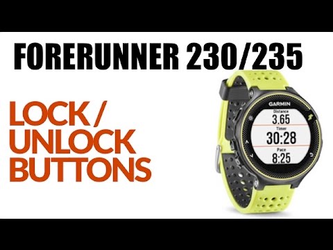 to Buttons on Garmin 230 or Forerunner 235 - YouTube