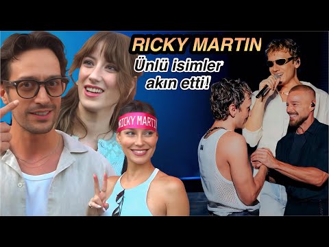 Ricky Martin konserine ünlü isimler akın etti! Feyyaz Şerifoğlu, Hazal Kaya, Müjde Uzman...