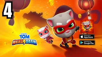 Talking Tom Hero Dash Gameplay Walkthrough Part 4 (iOS, Android)