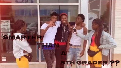 ARE YOU SMARTER THAN A 5TH GRADER? (PUBLIC INTERVIEW)