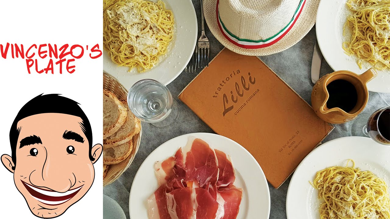 WHERE TO EAT IN ROME feat Learn Italian with Lucrezia | Trattoria Lilli | Vincenzo
