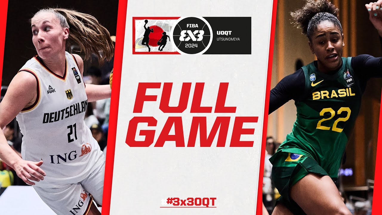 Germany 🇩🇪 vs Brazil 🇧🇷 | Women Full Game | FIBA 