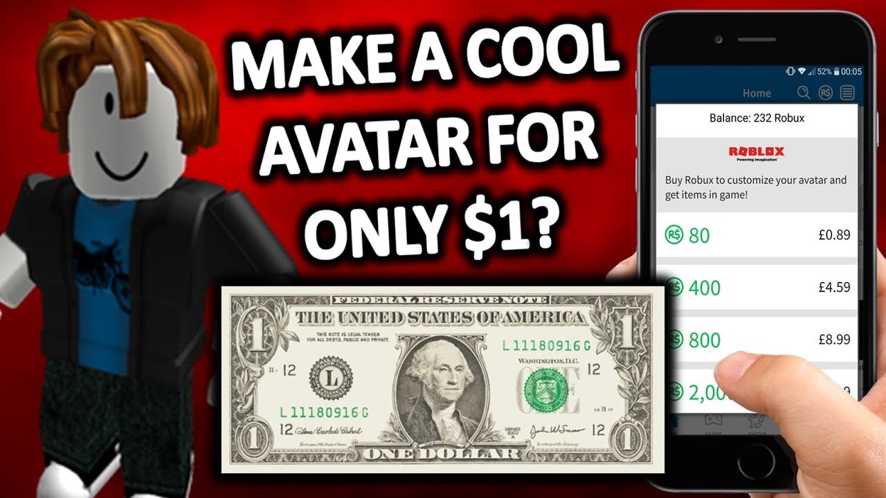 Can you make your avatar look cool for only $1? 