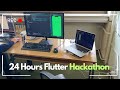 24 hours of nonstop fluttering   a hackathon coding dayinthelife vlog ep24