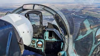 Russian Su-35 Combat Mission - Live Fire Exercise . Cockpit Cam