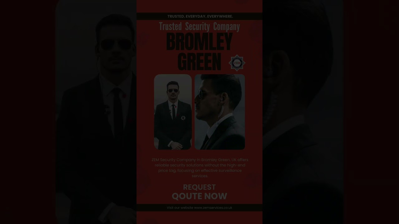 Security Company in Bromley Green, UK | Zem services 